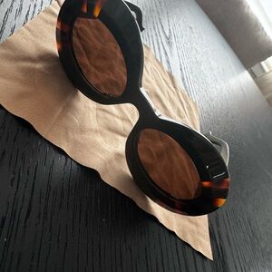 Loewe Green and Brown Women's Sunglasses